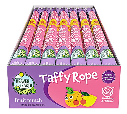 Marcadores Comestibles Heaven & Earth Fruit Punch Taffy Rope