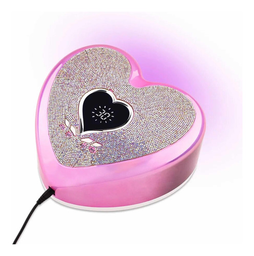 Lámpara Uv Led En Forma De Corazón Para Uñas