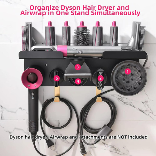 Dyson Airwrap Soporte De Pared, Soporte Para Secadora De Pel
