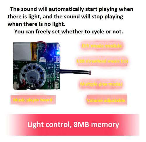 Módulo Usb De Grabación De Música, Módulo De Sonido Grabable