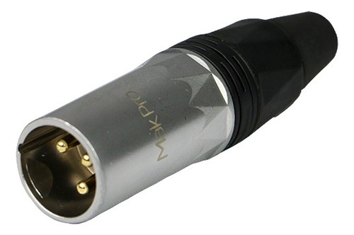 Plug Conector Mak Pro Mk-xlr-ms Xlr Macho 3 Pinos