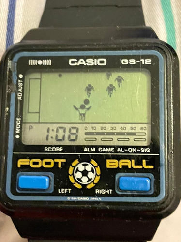 Casio Game Watch Football Gs-12  Excelente Estado 