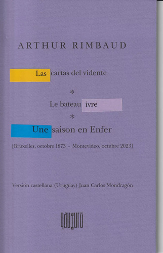 Libro Las Cartas Del Vidente De Arthur Rimbaud En Librería M