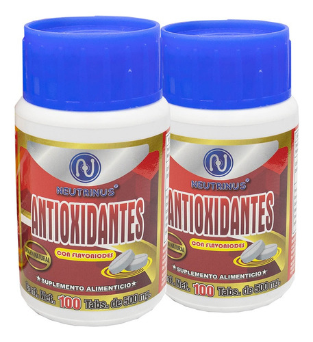 Kit 2 Suplemento Alimenticio Antioxidantes Sabor Sin Sabor