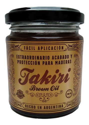 Elixir Brown Oil Takiri - Acabado Y Protección Para Maderas