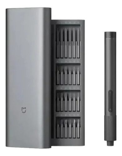 Kit de destornilladores eléctricos recargables de precisión Mijia Xiaomi, color gris