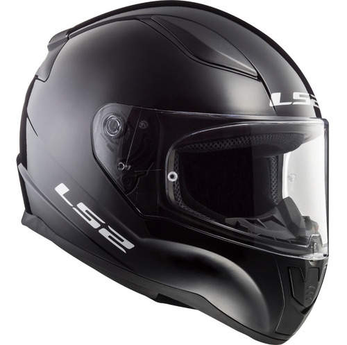Imagen 2 de 6 de Casco Integral Ls2 Rapid Para Moto Negro Mate Seguridad Euro
