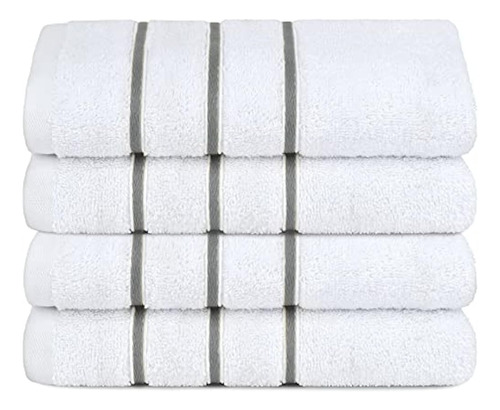 Dorlion Towels, Juego De Toallas De Mano A Rayas De 4 Piezas