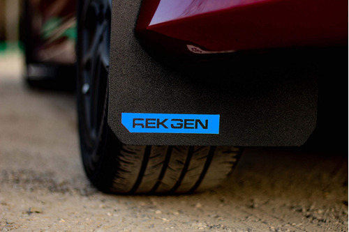 Rek Gen Rally Mud Flaps Para Ford Focus 11+ Logotipo Azul