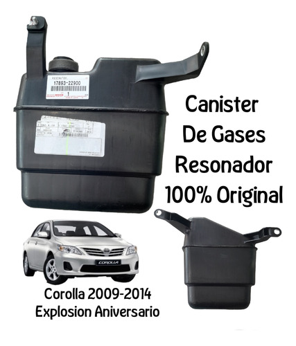 Canister Resonador De Gases Corolla 2009-2014 Original 