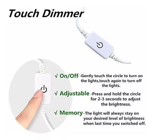 VIMLITE Sewing Machine Light 11.8inch, Sewing Strip Light Kit with Touch  Dimmer,Waterproof,Cold White 6000K with Flexible 3M Adhesive Tape, Fits All Sewing  Machines