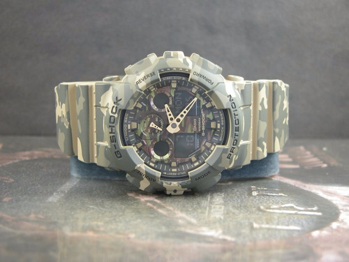 Relógio Casio G-shock Camuflado Ga-100cm-5adr