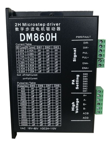 Driver Dm860h Para Motor Paso A Paso Nema 34 Cnc Router Igv