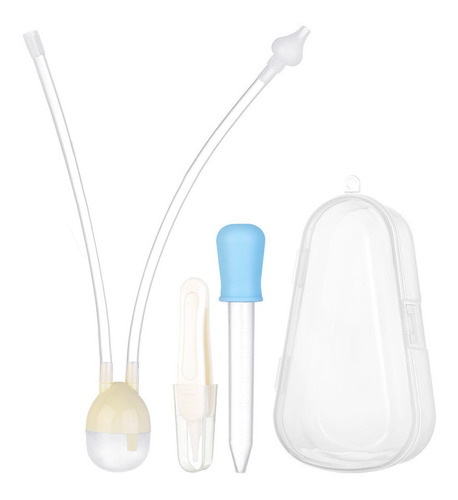 Aspirador Nasal Succionador Mocos, Bebés + Pinza + Cepillo