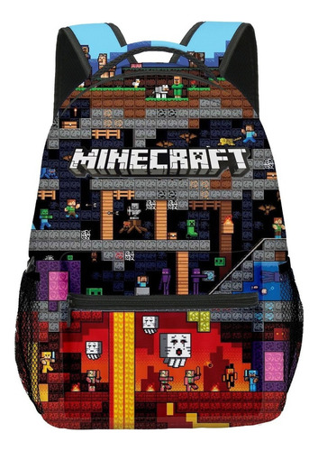 Mine & Craft Mochila Escolar Viaje Computador Portátil Bolsa #08