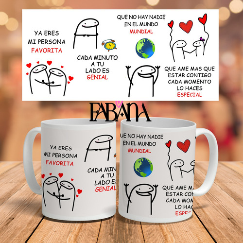 Taza Sublimada Diseño Flork Mi Persona Favorita