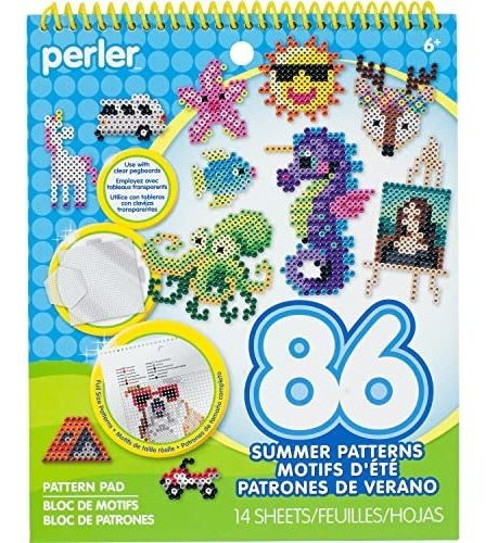 Bloc De Instrucciones Perler Para Fusibles, 86 Patrones, Sum
