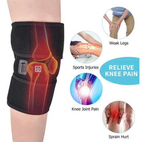 Rodillera Térmica Soporte De Rodilla Con Calentador 3 Nivele