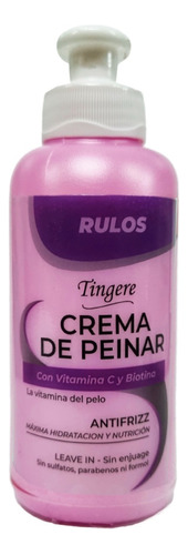 Crema De Peinar Rulos Con Biotina Tingere