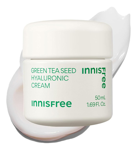 Innisfree Crema Hidratante Ácido Hialurónico & Té Verde 50ml