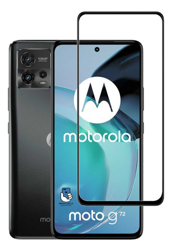 Vidrio Templado Para Motorola G72 Full Cover - Pcuy