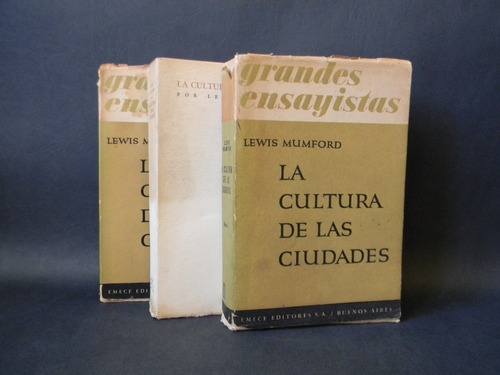 La Cultura De Las Ciudades 3 Tomos Fotos Lewis Mumford