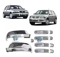 Comprar Kit Apliques Cromados Manijas + Espejos Vw Gol 3 Y 4 Power
