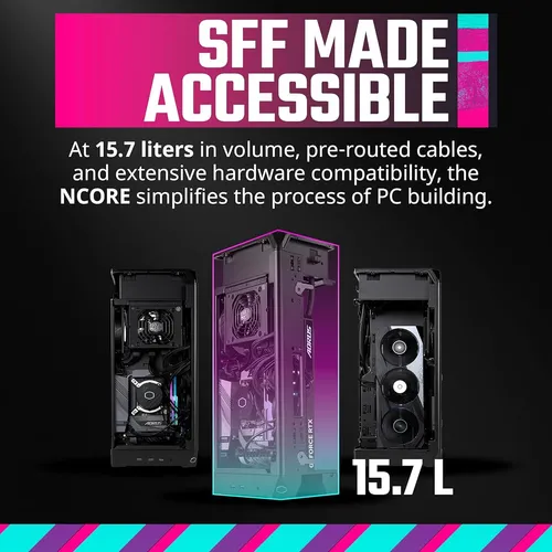 Cooler Master Ncore 100 Max Itx Case Con Aio 120mm Y Psu
