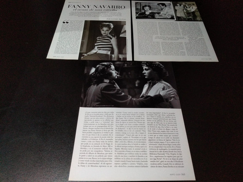 (ak040) Fanny Navarro * Clippings Revista 3 Pgs