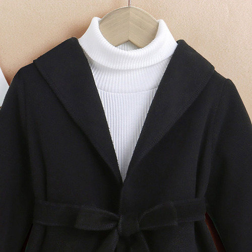 Chaqueta De Primavera Y Otoño De Color Sólido Para Niñas