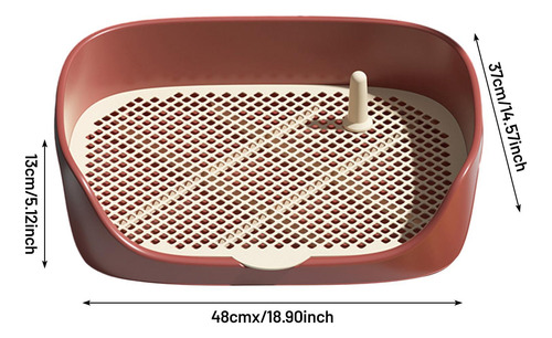 Inodoro Para Perros Y Mascotas, Orinal Para Rojo L
