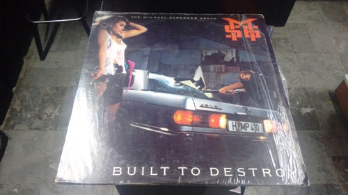 Lp Michael Schenker Group Bult To Destroy Acetato,long Play