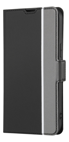 Funda De Piel Con Textura De Sarga Rosa Para Tcl 40r 5g