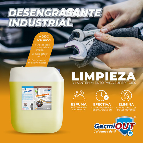 Desengrasante Industrial 20 Litros
