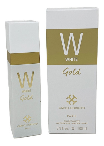 Carlo Corinto White Gold Eau De Toilette 100 Ml Para Mujer