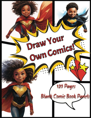 Libro: Create Your Own Comic Book Blank Comic Book Notebook 