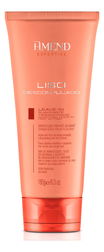 Leave In Amend Liso Sem Química Suavizante 180g