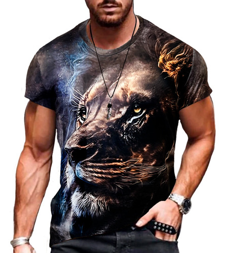 Playera Para Hombre King B Sublimada De Manga corta