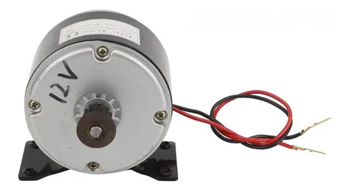  Motor de 12 V para bicicleta, motor de reducción de engranajes, motor  eléctrico de reducción de engranajes de 12 V 250 W con piñón de 9 dientes,  reductor de motores de