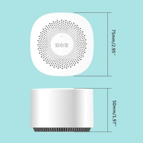 Monitor De Aire Co2, Formaldehido, Tvoc, Temperatura. Blanco
