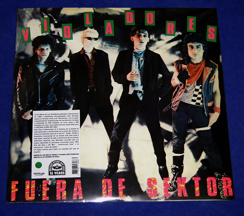 Los Violadores - Fuera De Sektor Lp Verde 2022 Argentina