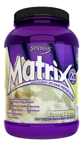 Syntrax Matrix 2.0, Plátanos Y Crema, Proteína De Suero, 2.