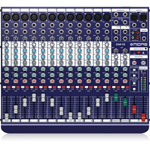 Consola Mixer Midas Dm16