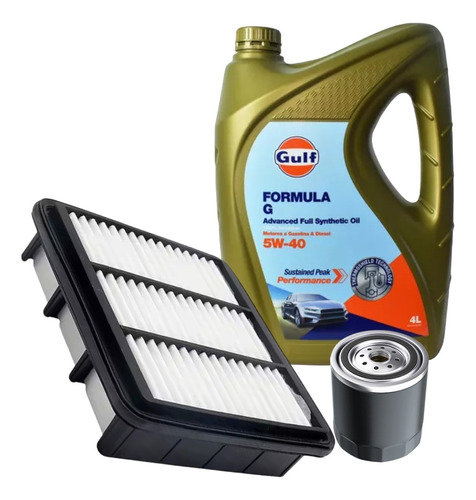 Kit X2 Filtros + Aceite 5w40 Para Hyundai I30 2.0 2008/ 2015