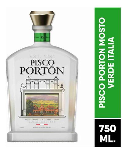 Pisco Portón Mosto Verde Italia