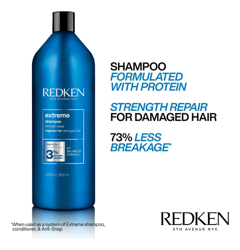 Redken Champú Extremo Para Cabello Débil Y Dañado 300ml