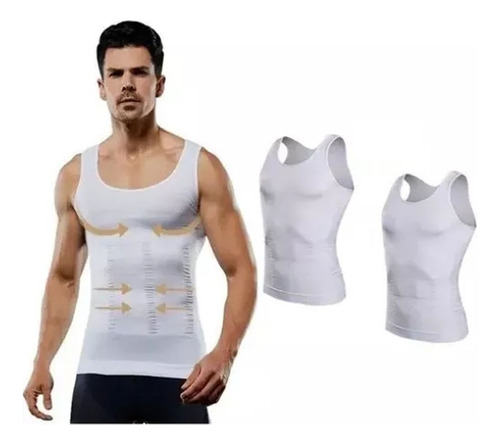 2pcs Chaleco De Control De Barriga Para Hombre [u]