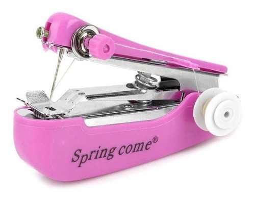 Mini máquina de coser  Spring Come OM888 portable deep pink