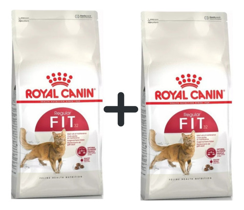 Royal Canin Gato Adulto Fit Regular X 1,5 Kg X 2 Unidades