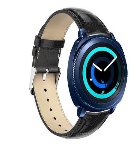 Correa D Piel Premium Tipo Crocodile Para Samsung Gear Sport